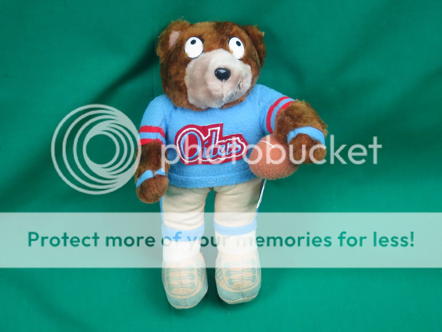 hunter oilers mascot plush